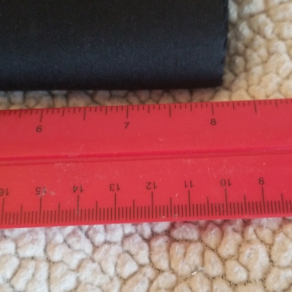 GUC Black Clutch Purse with shoulder strap - Picture 2 of 7